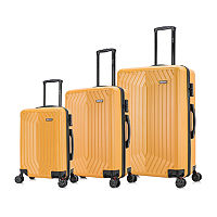Dukap Stratos 3-pc. Hardside Lightweight Luggage Set, One Size, Orange