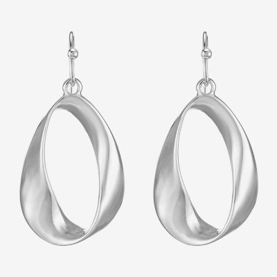 Liz Claiborne Open Womens Drop Earrings