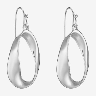 Liz Claiborne Open Womens Drop Earrings