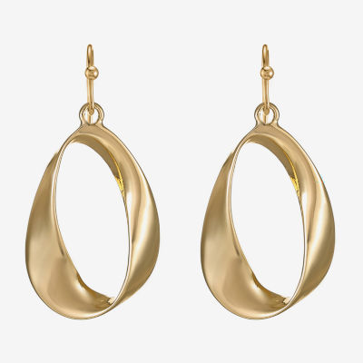 Liz Claiborne Open Womens Drop Earrings