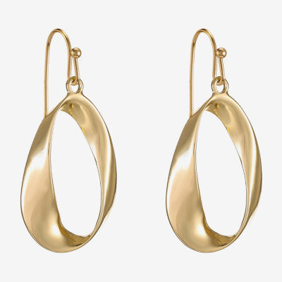 Liz Claiborne Open Womens Drop Earrings