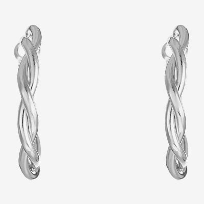 Liz Claiborne Twisted Hoop Earrings