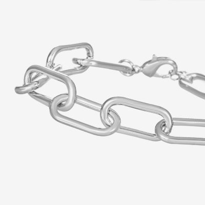 Liz Claiborne Womens Solid 7.25 Inch Link Bracelet