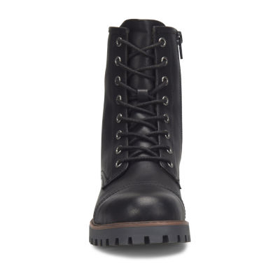 Boc Womens Amaih Stacked Heel Lace Up Boots