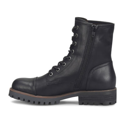 Boc Womens Amaih Stacked Heel Lace Up Boots