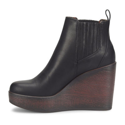 BOC by Born Womens Athalia Wedge Heel Booties