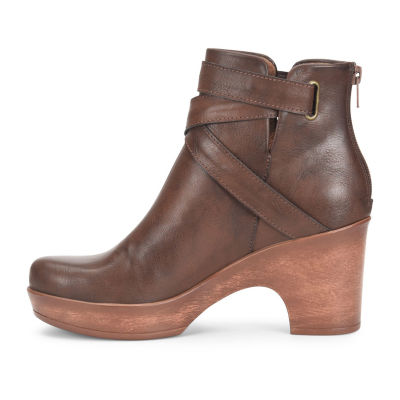 Boc Womens Briley Block Heel Booties