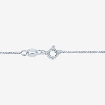 Gemstone & Lab-Created White Sapphire Sterling Silver Halo Pendant Necklace