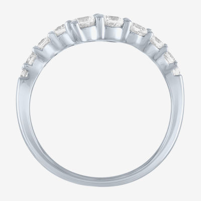 G-H / Si2-I1) Womens 1 CT. T.W. Lab Grown White Diamond 10K White