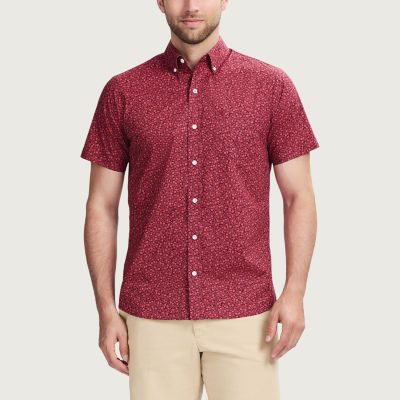 IZOD Cool Fx Breeze Mens Classic Fit Short Sleeve Button-Down Shirt