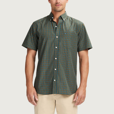 IZOD Cool Fx Breeze Mens Classic Fit Short Sleeve Button-Down Shirt