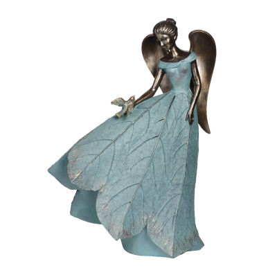 Roman 19.75in Angel And Bird Statue