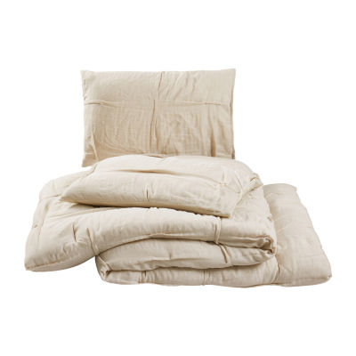 Laurel & Mayfair Riley Pleated 3-pc. Comforter Set