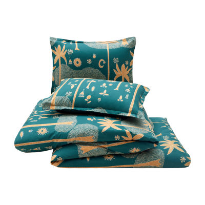 JUNGALOW by Justina Blakeney Cosmic Desert 3-pc. Reversible Duvet Cover Set