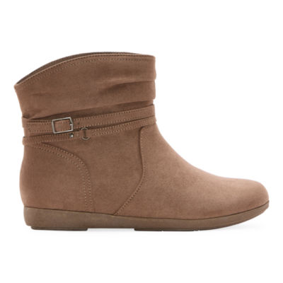 St. John's Bay Womens Kumba Flat Heel Slouch Boots