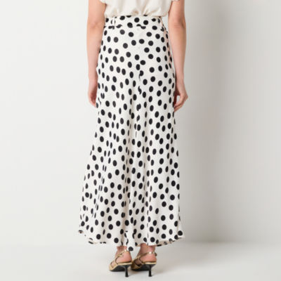 Worthington Womens Belted Maxi Skirt