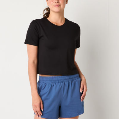 Xersion Womens All Day Crew Neck Short Sleeve T-Shirt