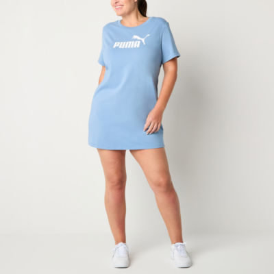 PUMA Plus Short Sleeve Midi Shirt Dress