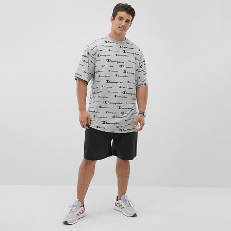 Champion Jersey Mens 10" Big and Tall Workout Shorts, 3x-large Tall, Gray