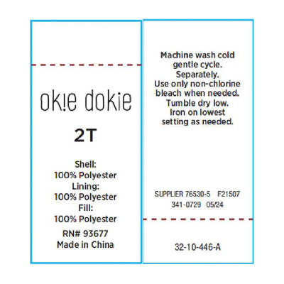 Okie Dokie Toddler Boys Adaptive Hooded Midweight Puffer Jacket