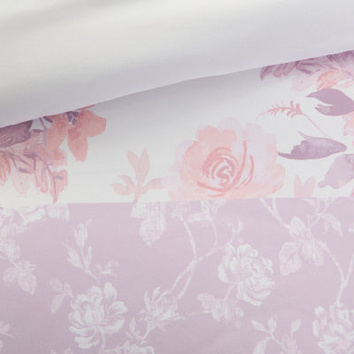 Intelligent Design Elodie Floral Midweight Comforter Set