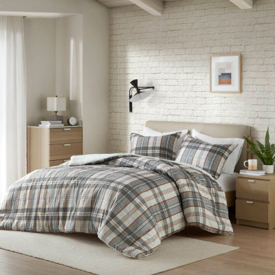 Intelligent Design Liam Plaid Duvet Cover Set