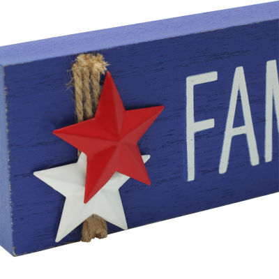 National Tree Co. 19in "Family Friends Freedom" Tabletop Decor