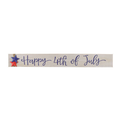 National Tree Co. 19in "Happy 4th Of July" Tabletop Decor