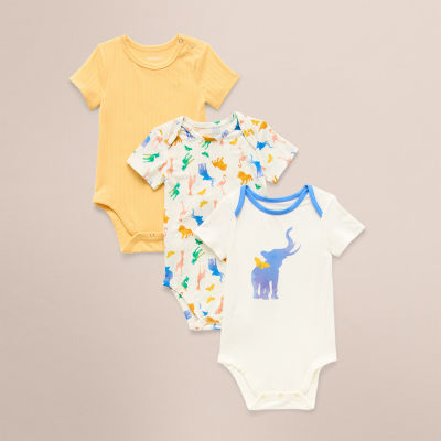 Proudly™ Baby Unisex 3-pc. Short Sleeve Bodysuit