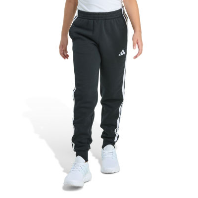 adidas Big Kid Girls Cuffed Mid Rise Regular Fit Jogger Pant