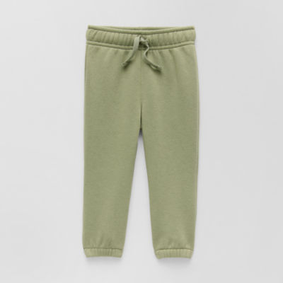 Okie Dokie Baby Boys Cuffed Regular Fit Fleece Pull-On Pant