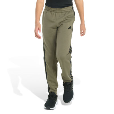 adidas Big Kid Boys Drawstring Waist Mid Rise Regular Fit Jogger Pant