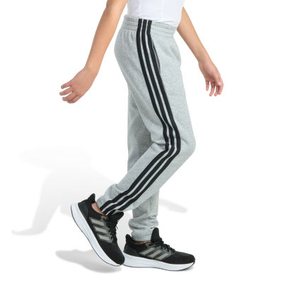 adidas Big Kid Boys Drawstring Waist Tapered Mid Rise Regular Fit Jogger Pant