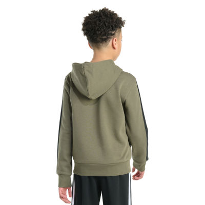 adidas Big Boys Fleece Zipper Hoodie