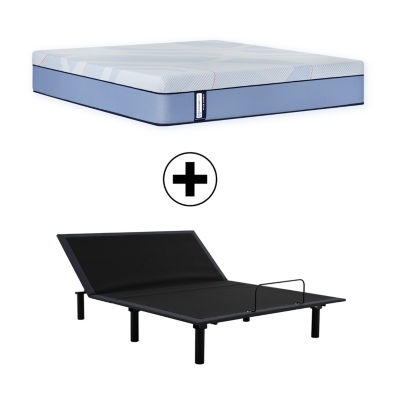 Sealy Posturepedic Ripley 13" Hybrid Medium Tight Top - Mattress + Adjustable Base