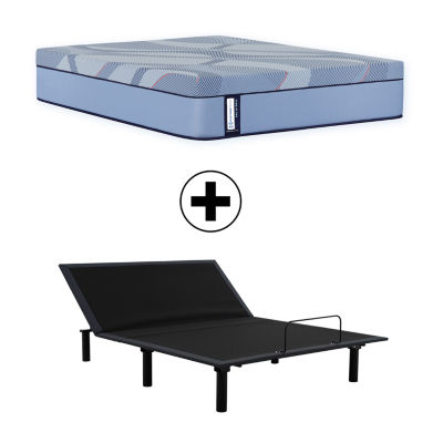 Sealy Posturepedic Gatemore 13" Hybrid Firm Tight Top - Mattress + Adjustable Base