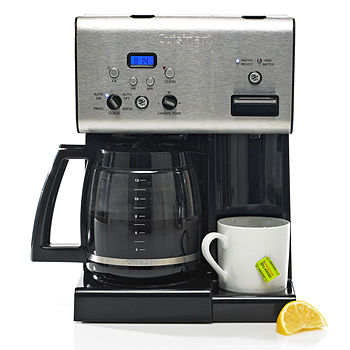 Cuisinart® 12-Cup Coffee Maker with Hot Water System CHW-12, Color:  Black-stainless - JCPenney