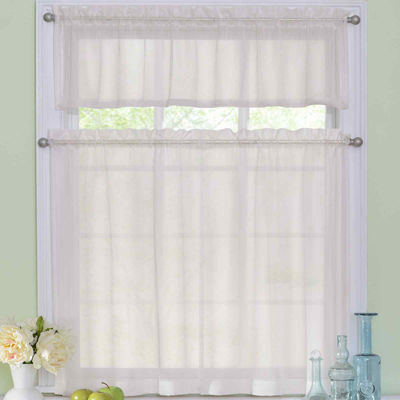 Arm And Hammer™ Curtain Fresh™ Odor-Neutralizing 3-pc. Rod Pocket Kitchen Window Set