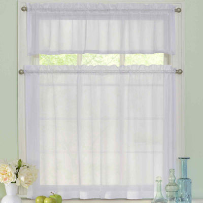 Arm And Hammer™ Curtain Fresh™ Odor-Neutralizing 3-pc. Rod Pocket Window Tier