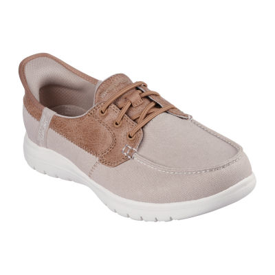 Skechers Hands Free Slip-Ins On The Go Flex Palmilla Womens Boat Shoes