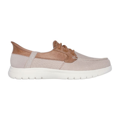 Skechers Hands Free Slip-Ins On The Go Flex Palmilla Womens Boat Shoes