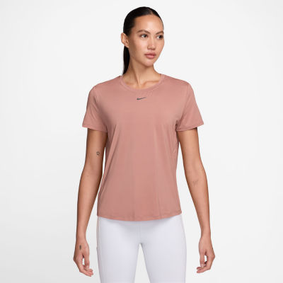 Nike Womens Crew Neck Short Sleeve Quick Dry Active T-Shirt