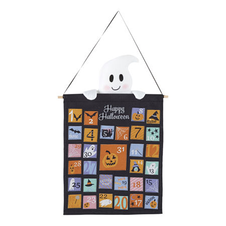 Hope & Wonder Hey Boo Happy Halloween Advent Calendar, One Size , Black