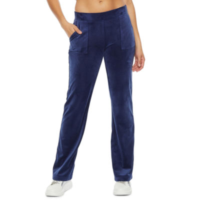 Juicy By Juicy Couture Womens Mid Rise Velour Pants