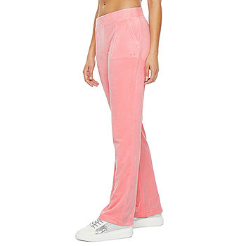 Juicy By Juicy Couture Velour Track Suit Mid Rise Straight Color: Flamingo JCPenney