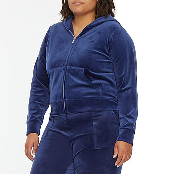 Juicy By Juicy Couture Womens Plus Velour Zip Up Hoodie - JCPenney