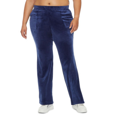 misses velour pant sets