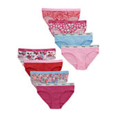 Hanes Ultimate Little & Big Girls 8 Pack Brief Panty, Color: Multi