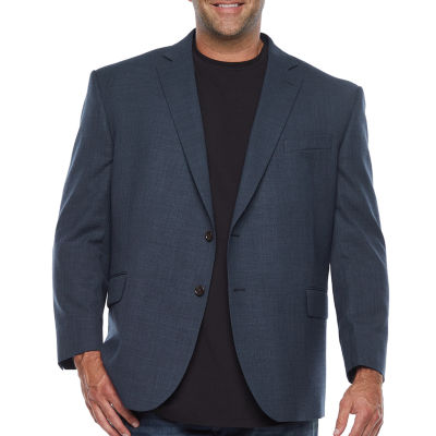 Stafford Coolmax All Season Mens Big and Tall Stretch Fabric Regular Fit Sport Coat JCPenney