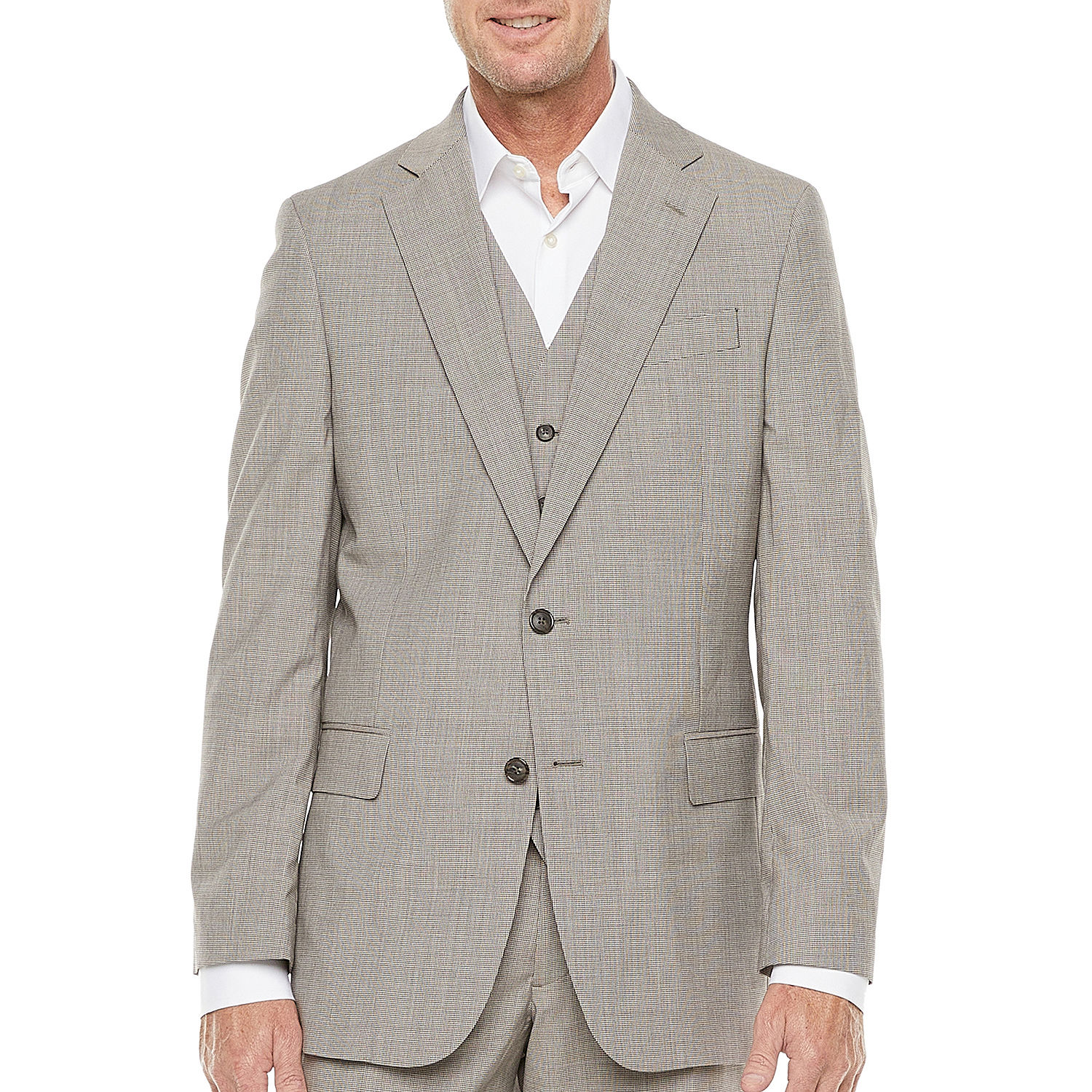 Stafford Signature Mens Big and Tall Stretch Fabric Classic Fit Suit ...